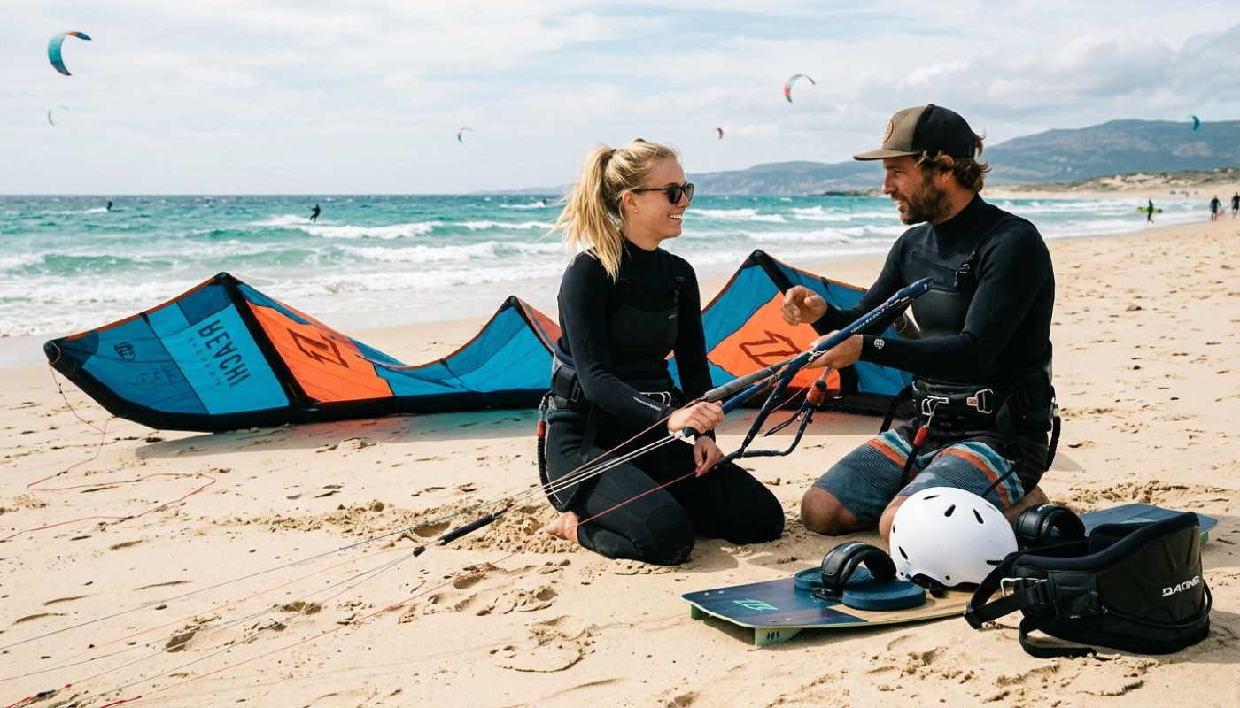 Comment choisir son équipement de kitesurf pour débutants ?
